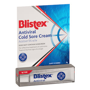 Blistex Antiviral Cold Sore Cream 5g - OhYouLuckyDuck.com.au