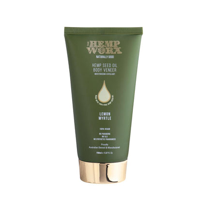 Hemp Worx Body Veneer Lemon Myrtle 150 ml - OhYouLuckyDuck.com.au