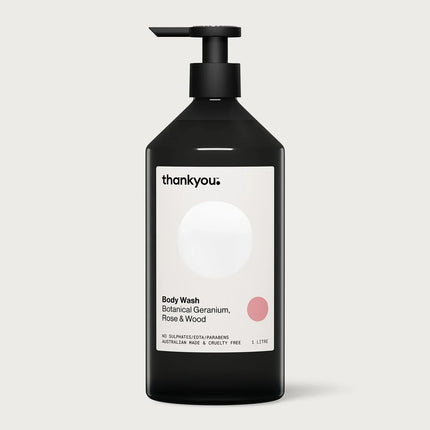Thankyou Body Wash Geranium & Rosewood 1L