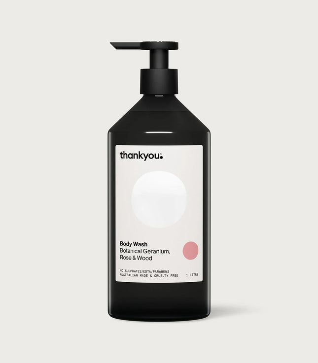 Thankyou Body Wash Geranium & Rosewood 1L