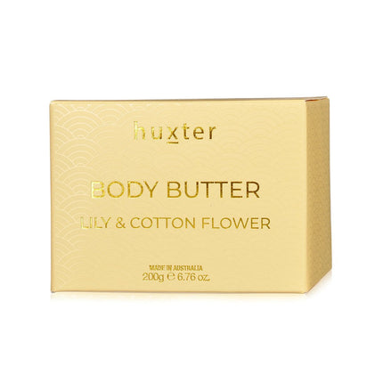 Huxter Body Butter Lily and Cotton Flower Yellow 200G