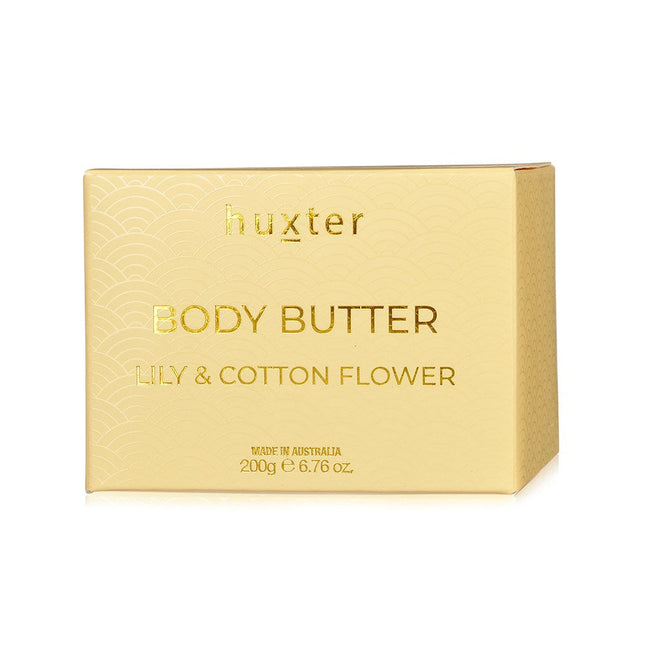 Huxter Body Butter Lily and Cotton Flower Yellow 200G