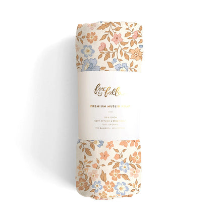 Fox & Fallow Organic Muslin Wrap Baby Swaddle