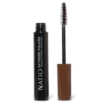 Natio Extreme Volume Smudge Proof Mascara Brown - OhYouLuckyDuck.com.au