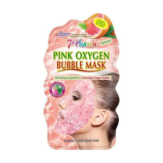 7th Heaven Pink Oxygen Bubble Mask