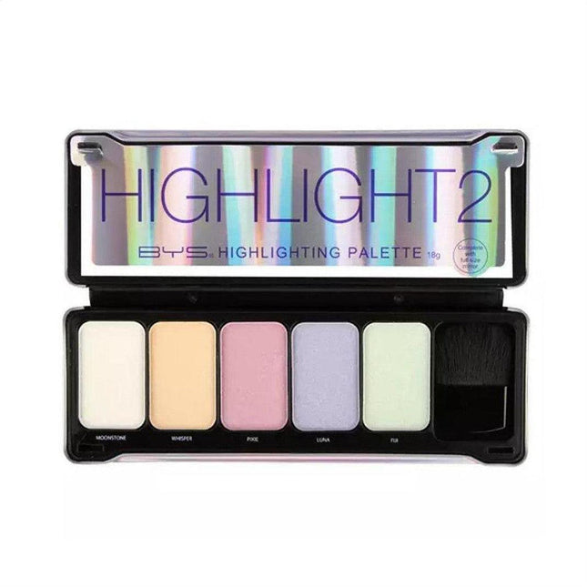 Bys Highlight Gift Set with Fan Brush 2 PCS