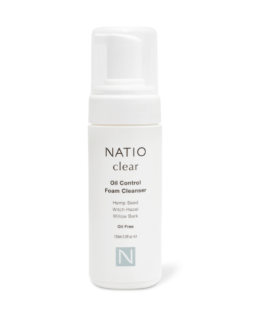 Natio Clear Oil Control Foam Cleanser 150ml - OhYouLuckyDuck.com.au