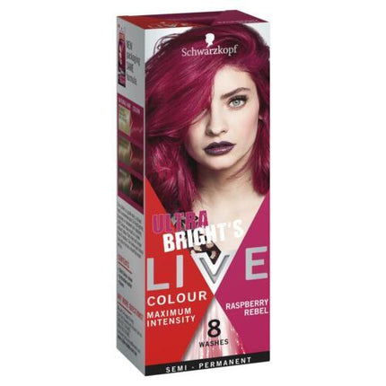 Schwarzkopf Ultra Brights Live Colour Raspberry Rebel - OhYouLuckyDuck.com.au