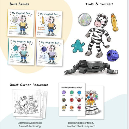 My Magical Belt School Bundle / Kinder Kit/ Therapy Pack - OhYouLuckyDuck.com.au