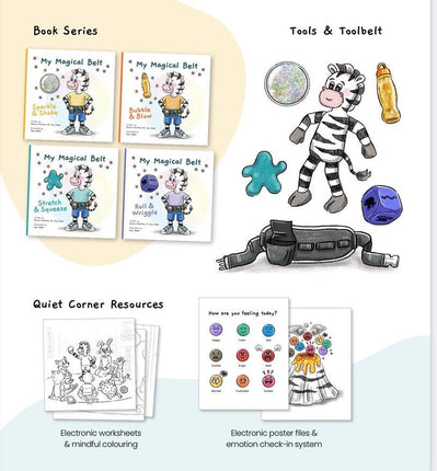 My Magical Belt School Bundle / Kinder Kit/ Therapy Pack - OhYouLuckyDuck.com.au
