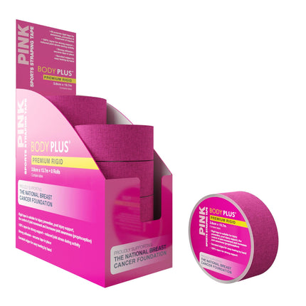 Body Plus Rigid Tape Pink 3.8cm