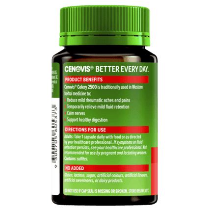 Cenovis Celery 2500 80 Capsules - OhYouLuckyDuck.com.au