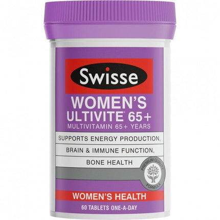 Swisse Womens Ultivite 65+ 60 Tablets - OhYouLuckyDuck.com.au