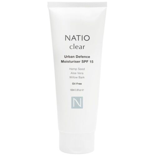 Natio Clear Oil Urban Defence Moisturiser SPF 15 100ml - OhYouLuckyDuck.com.au