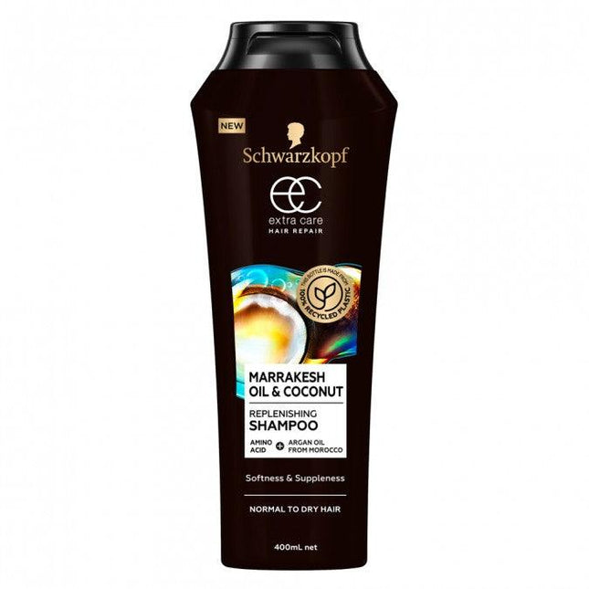 Schwarzkopf Extra Care Marrakesh Oil And Coconut Replenishing Shampoo 400ml - OhYouLuckyDuck.com.au