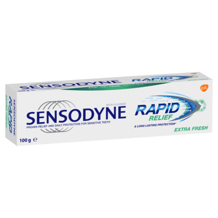 Sensodyne Rapid Relief Extra Fresh Toothpaste 100g - OhYouLuckyDuck.com.au