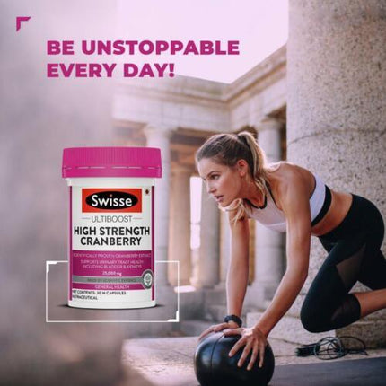 Swisse Ultiboost High Strength Cranberry 25000mg 30 Capsules - OhYouLuckyDuck.com.au
