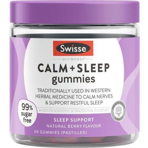 Swisse Calm & Sleep Gummies 60 Pack - OhYouLuckyDuck.com.au