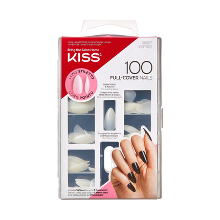 Kiss 100 Nails Long Stiletto 100PS 22C