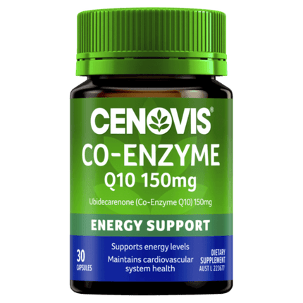 Cenovis CoEnzyme Q10 150mg 30 Capsules - OhYouLuckyDuck.com.au
