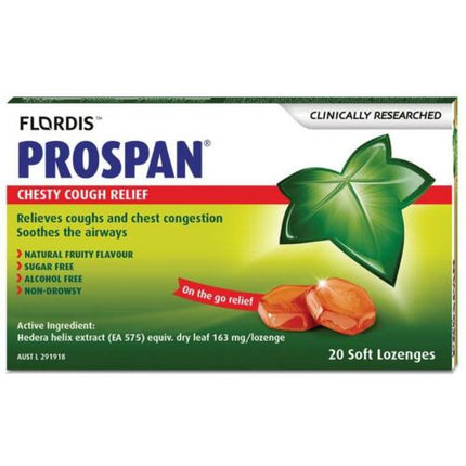 Prospan Chesty Cough Ivy Leaf Lozenges 20 - OhYouLuckyDuck.com.au