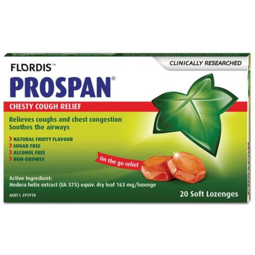 Prospan Chesty Cough Ivy Leaf Lozenges 20 - OhYouLuckyDuck.com.au