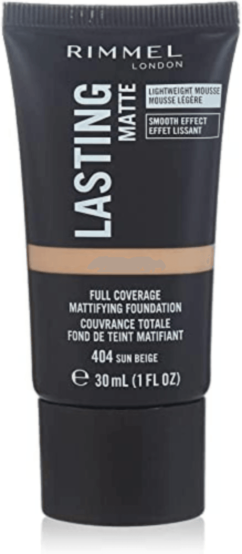 Rimmel Lasting Finish Matte Foundation 404 Sun Beige - OhYouLuckyDuck.com.au