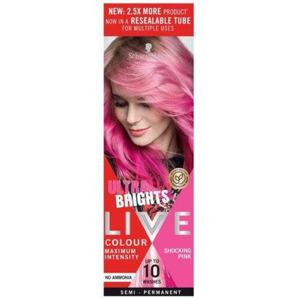 Schwarzkopf Live Colour Shocking Pink 75mL - OhYouLuckyDuck.com.au