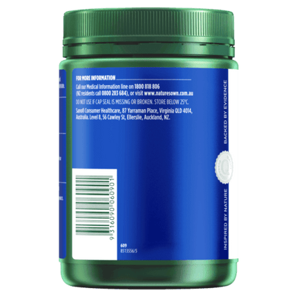 Natures Own Odourless Fish Oil 1000mg 400 Capsules - OhYouLuckyDuck.com.au