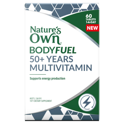Natures Own Bodyfuel 50+ Years Multivitamin 60 Tablets - OhYouLuckyDuck.com.au