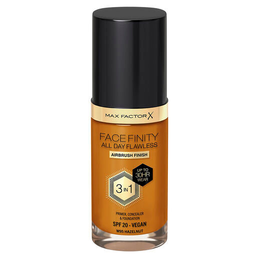 Max Factor Facefinity All Day Flawless 3-In-1 Foundation 95 Hazelnut