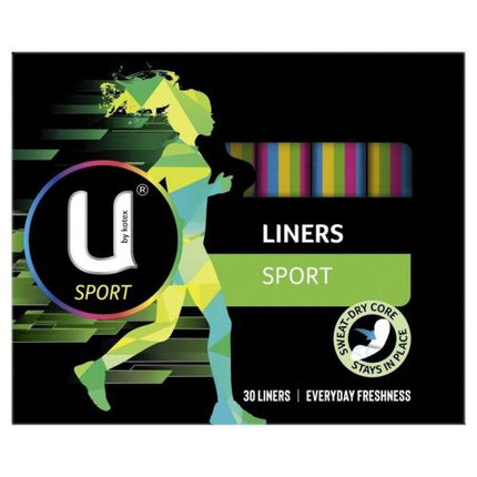 U by Kotex Liners Sport 30 pack - OhYouLuckyDuck.com.au