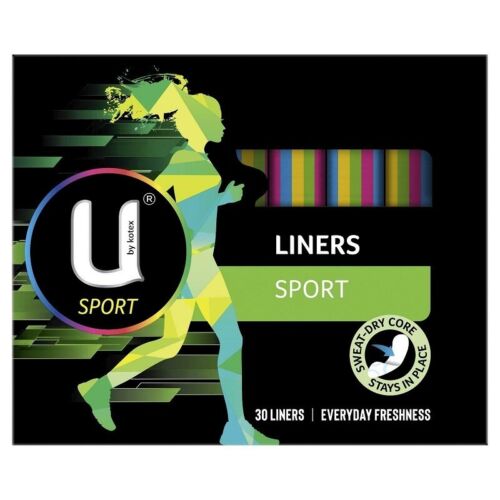 U by Kotex Liners Sport 30 pack - OhYouLuckyDuck.com.au