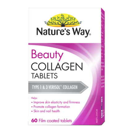 Natures Way Beauty Collagen 60 Tablets - OhYouLuckyDuck.com.au