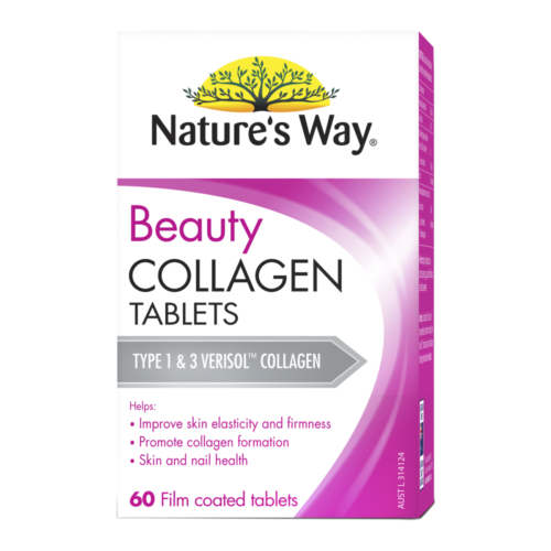 Natures Way Beauty Collagen 60 Tablets - OhYouLuckyDuck.com.au