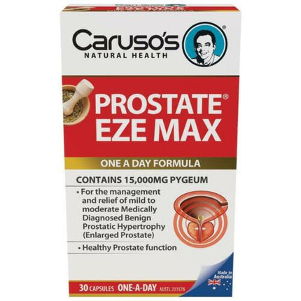 Caruso’s Prostate Eze Max Caps 30 - OhYouLuckyDuck.com.au