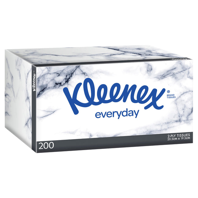 Kleenex Facial Tissues 2 Ply 200 Sheets 24 Pack