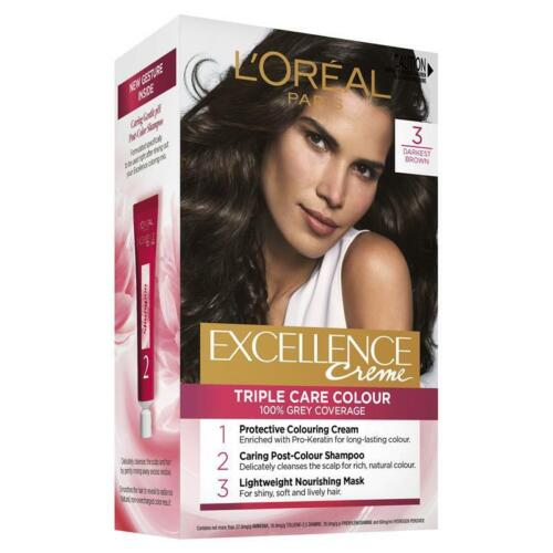 L'Oréal Excellence 3 Darkest Brown - OhYouLuckyDuck.com.au