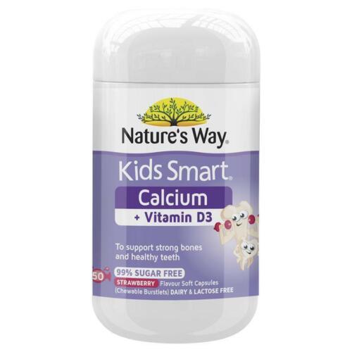 Nature’s Way Kids Smart Calcium + Vitamin D3 Burstlets 50 - OhYouLuckyDuck.com.au