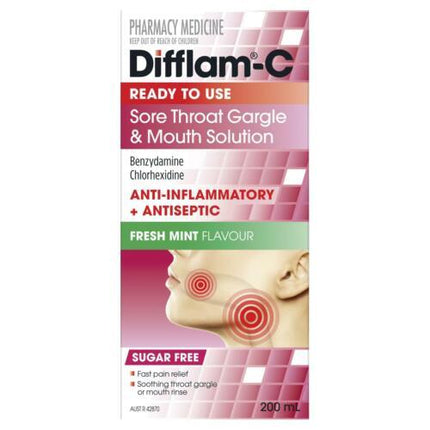 Difflam C Solution 200ml - OhYouLuckyDuck.com.au