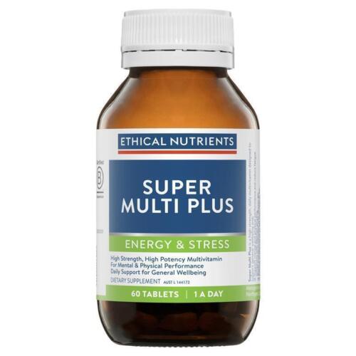 Ethical Nutrients Super Multi Plus Tabs 60 - OhYouLuckyDuck.com.au