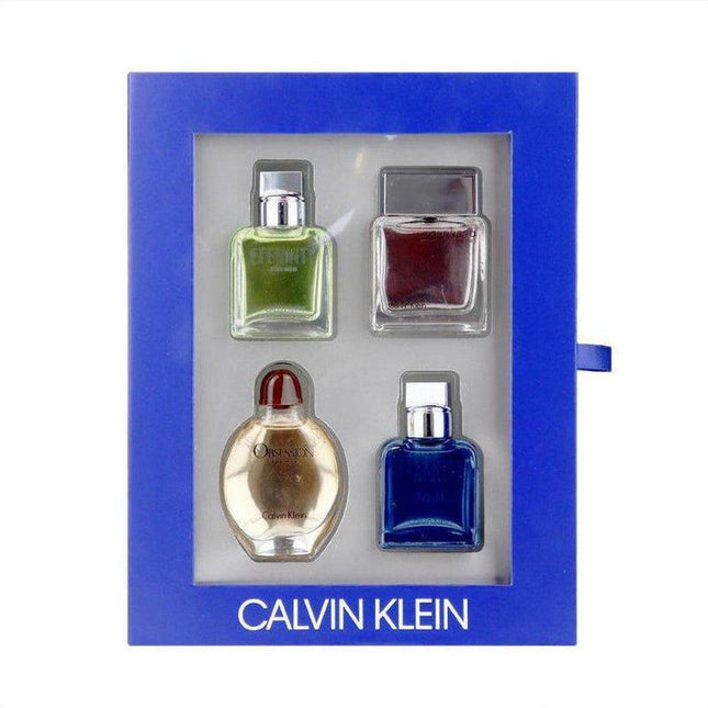 Calvin Klein For Men Mini Fragrance Set Eternity Aqua Obsession Euphoria
