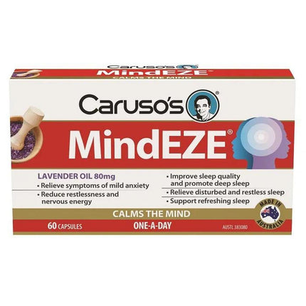 Caruso's Mindeze Tabs 60 - OhYouLuckyDuck.com.au