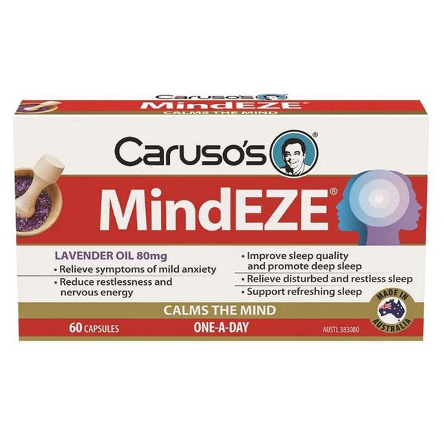 Caruso's Mindeze Tabs 60 - OhYouLuckyDuck.com.au