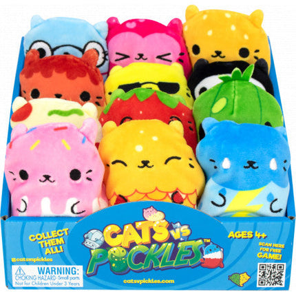 Squishmallows Cats Vs Pickles Bean Bag Plush Toy Character Assorted