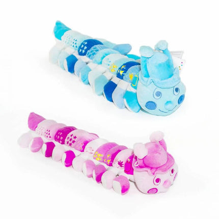 Baby Boo - 60cm Blue Or Pink Caterpillar Assorted