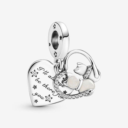 PANDORA Cats & Hearts Dangle Charm - OhYouLuckyDuck.com.au