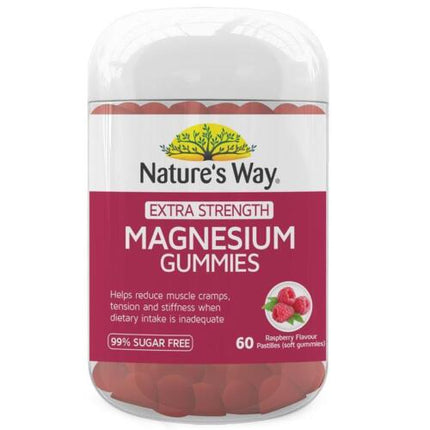 Nature's Way Extra Strength Magnesium Gummies 60 Gummies - OhYouLuckyDuck.com.au