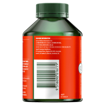 Nature's Own Triple Strength Garlic + C, Horseradish | 150 Tablets - OhYouLuckyDuck.com.au
