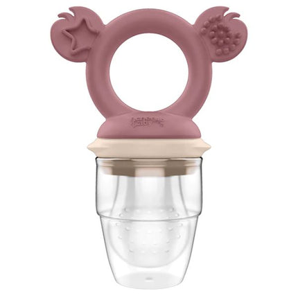 Cherub Baby Fresh Food Feeder Silicone for Teething and Introducing Solids Rose and Sand